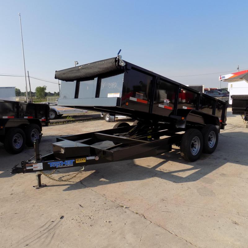New Top Hat Trailers 83" x 14' Dump Trailer For Sale - CLEARANCE UNIT - NO SUBSTIUTIONS New Top Hat Trailers 83" x 14' Dump Trailer For Sale - CLEARANCE UNIT - NO SUBSTIUTIONS