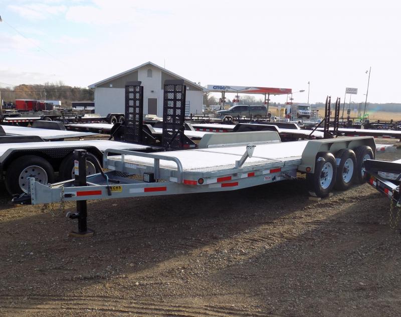 New Galvanized 83" x 22' Triple Axle Tilt Deck Equipment Trailer - Corrosion Resistant New Galvanized 83" x 22' Triple Axle Tilt Deck Equipment Trailer - Corrosion Resistant