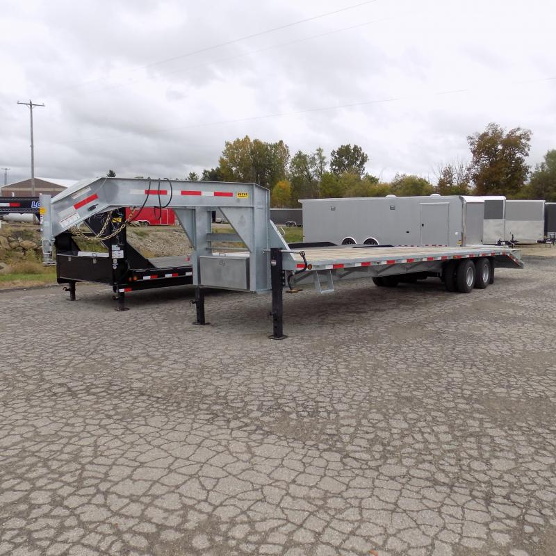 Used 2019 Galvanized 102" + 34' Gooseneck Equipment Trailer - Like New With Less Than 200 Miles! Used 2019 Galvanized 102" + 34' Gooseneck Equipment Trailer - Like New With Less Than 200 Miles!