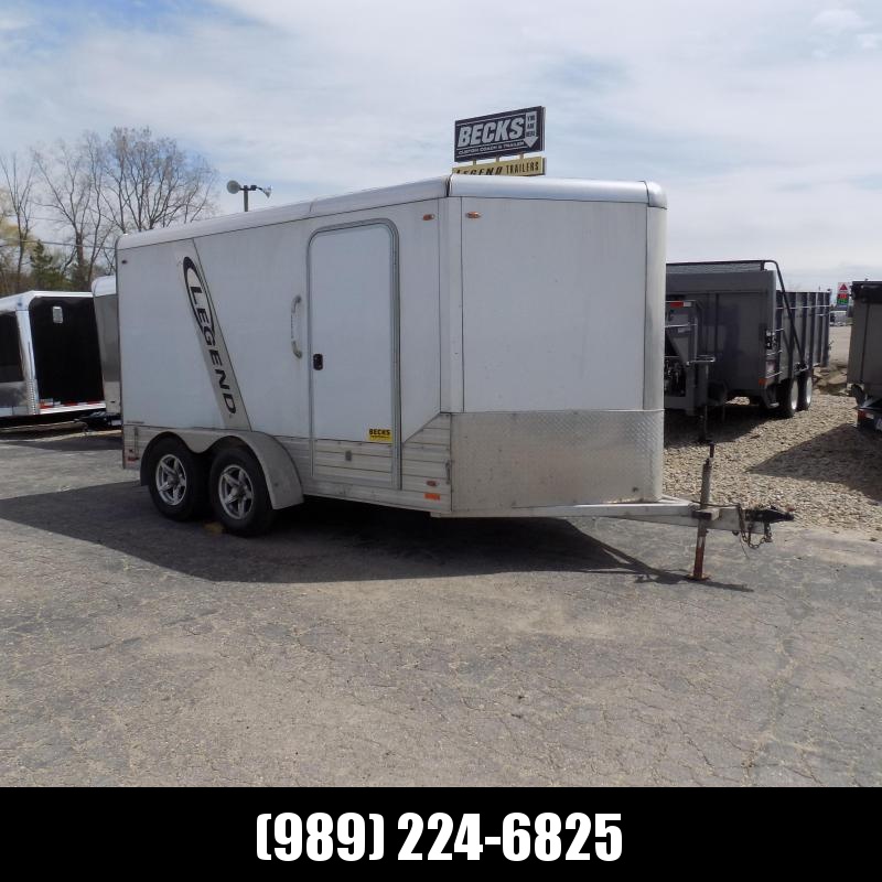Used Legend Deluxe 7' x 15' Aluminum Enclosed Cargo Trailer For Sale Used Legend Deluxe 7' x 15' Aluminum Enclosed Cargo Trailer For Sale