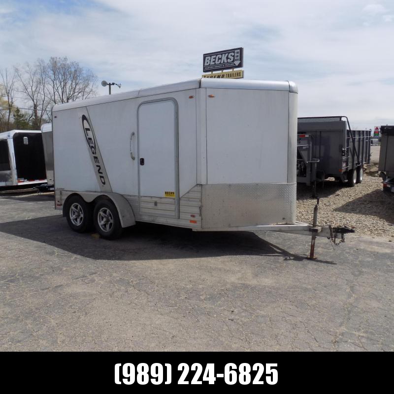 Used Legend Deluxe 7' x 15' Aluminum Enclosed Cargo Trailer For Sale Used Legend Deluxe 7' x 15' Aluminum Enclosed Cargo Trailer For Sale