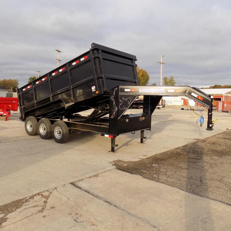 New Load Trail 83" x 16' Triple Axle Gooseneck Dump Trailer w/ 48" Sides - Payments from $175/mo. with $0 Down W.A.C. New Load Trail 83" x 16' Triple Axle Gooseneck Dump Trailer w/ 48" Sides - Payments from $175/mo. with $0 Down W.A.C.