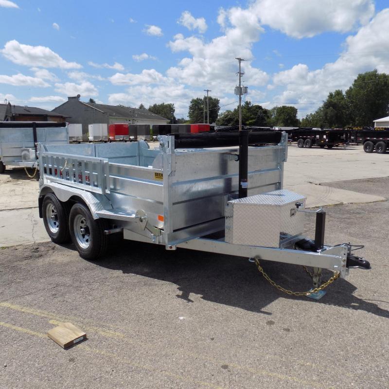 New Galvanized 6' x 10' Dump Trailer with Telescopic Lift - Corrosion Resistant New Galvanized 6' x 10' Dump Trailer with Telescopic Lift - Corrosion Resistant