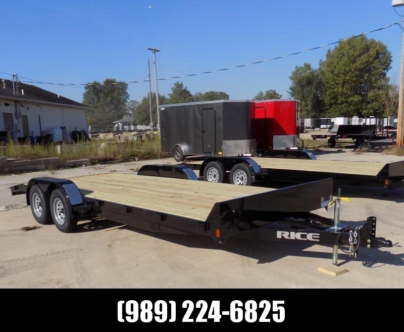 New Rice Trailers 82" x 20' Open Car Hauler - $0 Down & Payments From $79/mo. W.A.C. - Best Deal Guarantee New Rice Trailers 82" x 20' Open Car Hauler - $0 Down & Payments From $79/mo. W.A.C. - Best Deal Guarantee