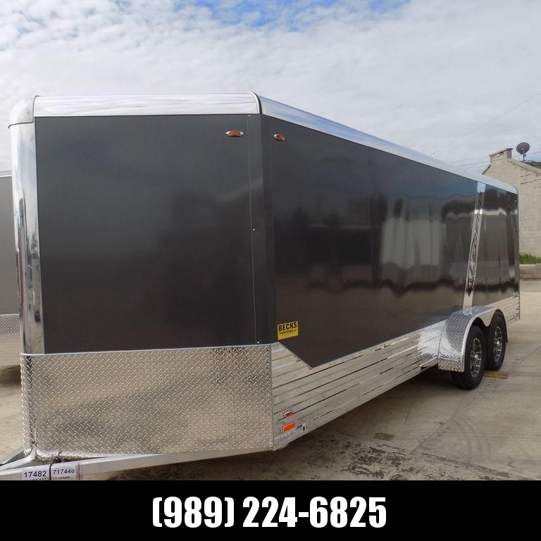 New Legend Deluxe V-Nose 7' x 23' Aluminum Enclosed Cargo Trailer With Finished Interior New Legend Deluxe V-Nose 7' x 23' Aluminum Enclosed Cargo Trailer With Finished Interior