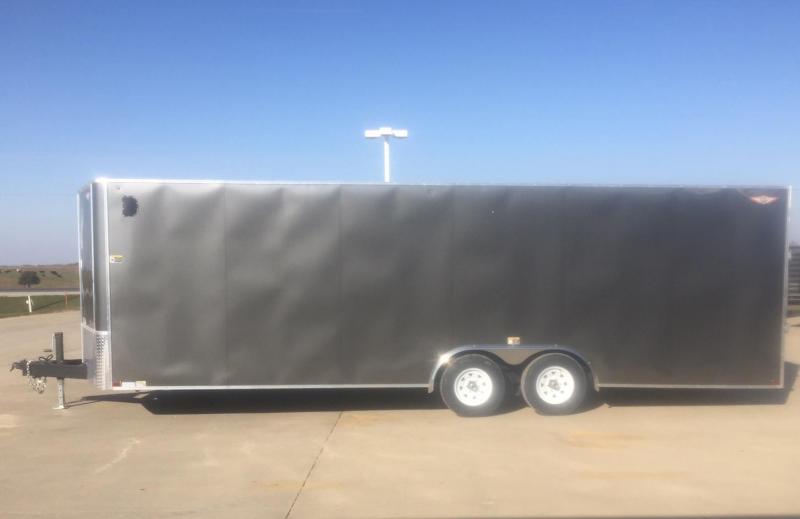 2020 H & H Trailers 101"x24' Flat Top V-Nose Car / Racing Trailer 2020 H & H Trailers 101"x24' Flat Top V-Nose Car / Racing Trailer