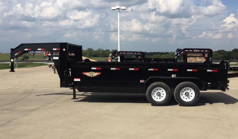2019 H and H Trailer 16' Goose-Neck Dump Trailer 2019 H and H Trailer 16' Goose-Neck Dump Trailer