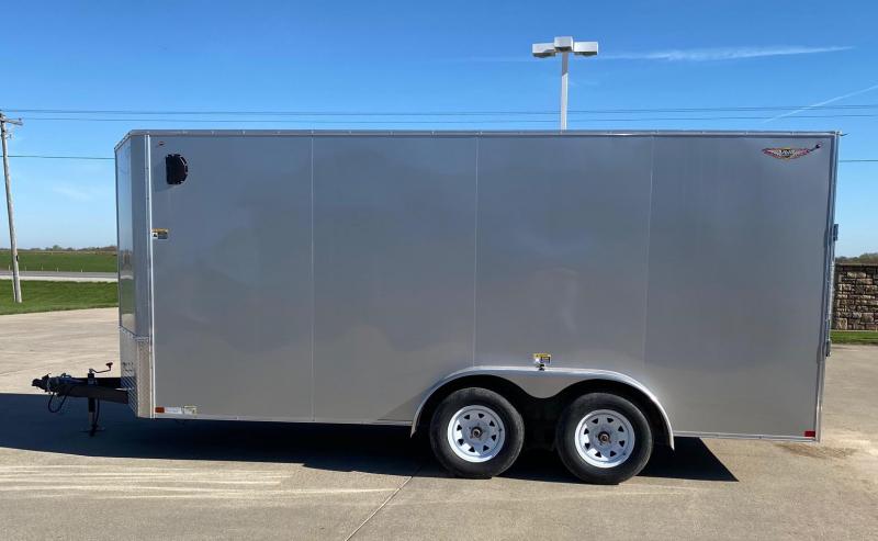 2020 H and H Trailers 7'x16' Flat Top V-Nose Enclosed Cargo Trailer 2020 H and H Trailers 7'x16' Flat Top V-Nose Enclosed Cargo Trailer