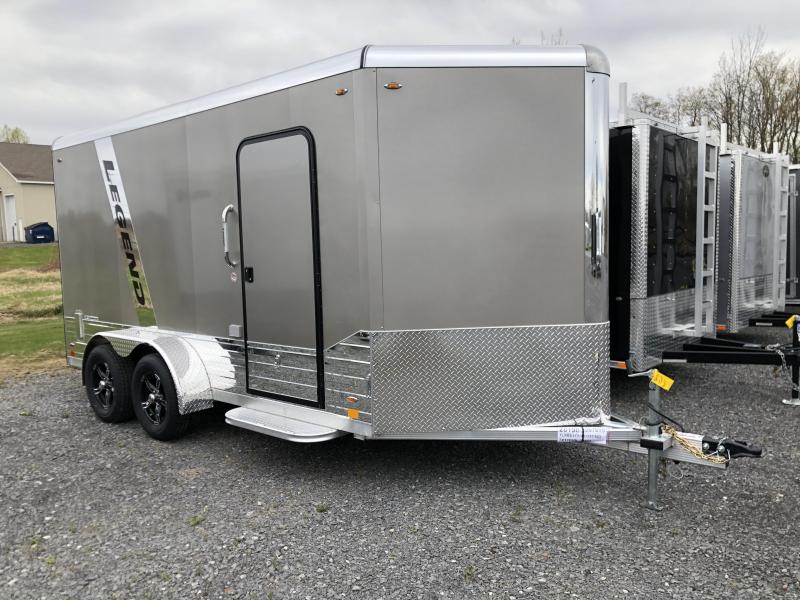 2020 Legend DVN Deluxe 7 X 17 Enclosed Cargo Trailewith 110v 2020 Legend DVN Deluxe 7 X 17 Enclosed Cargo Trailewith 110v