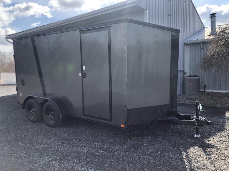 Look 714DLX cargo trailer black out Look 714DLX cargo trailer black out