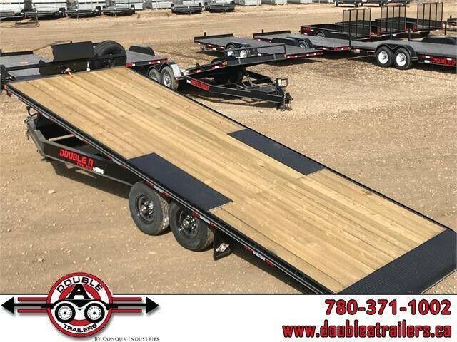 2019 Double A 24' Hydraulic Full Tilt Highboy Equipment Trailer w/ Winch (14000lb GVWR) 2019 Double A 24' Hydraulic Full Tilt Highboy Equipment Trailer w/ Winch (14000lb GVWR)