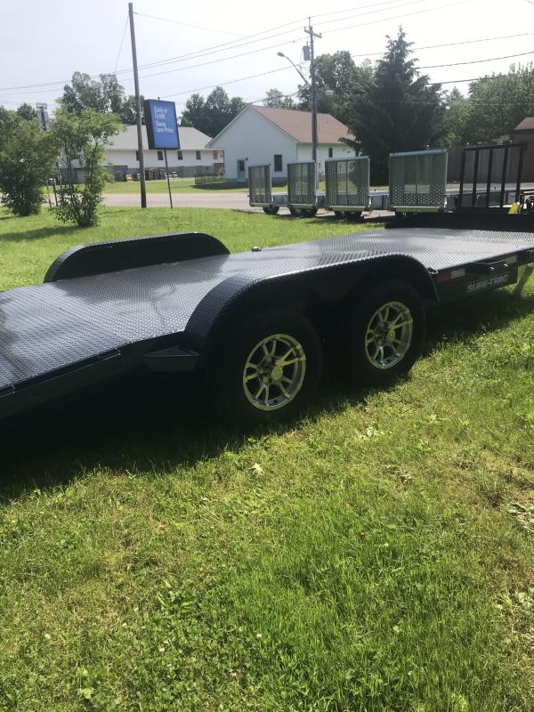 2019 Sure-Trac 7 x 18 Steel Deck Car Hauler 7kOPTION:2 EXTRA D RINGS 2019 Sure-Trac 7 x 18 Steel Deck Car Hauler 7kOPTION:2 EXTRA D RINGS