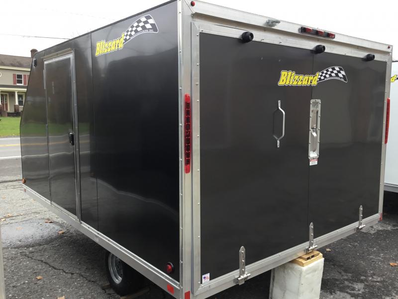 2020 Blizzard Manufacturing Black NorEaster 12 Snowmobile Trailer