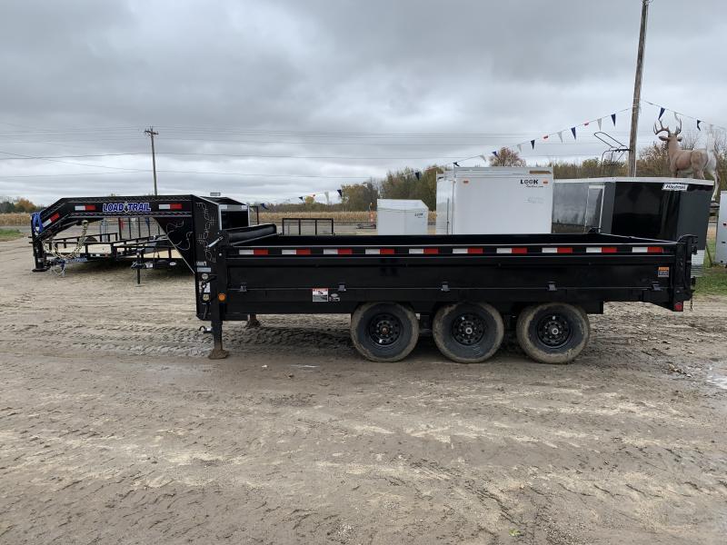 Load Trail 96x16 21K Goose Neck Dump Trailer Load Trail 96x16 21K Goose Neck Dump Trailer