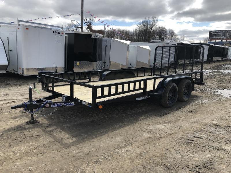 Load Trail 83 x 16ft ATV Tandem Axle Utility Trailer Load Trail 83 x 16ft ATV Tandem Axle Utility Trailer