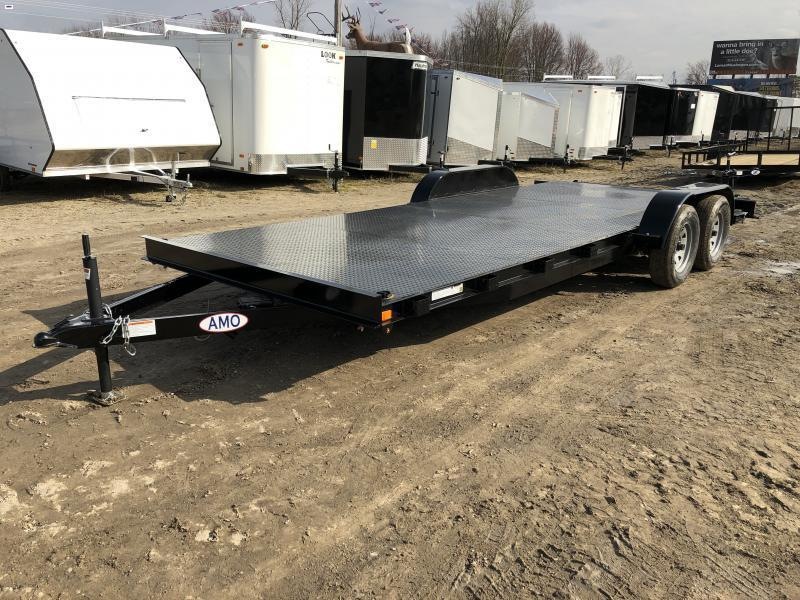 20' A.M.O. Car Hauler Trailer TA2 Steel Deck 20' A.M.O. Car Hauler Trailer TA2 Steel Deck