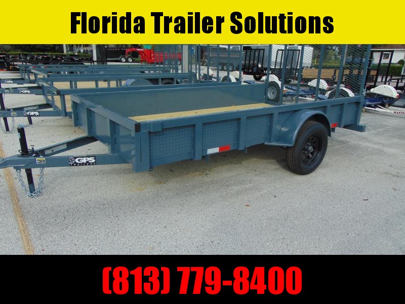 New GPS Trailers 6X12 Utility Trailer w/Diamond Plate Sides New GPS Trailers 6X12 Utility Trailer w/Diamond Plate Sides