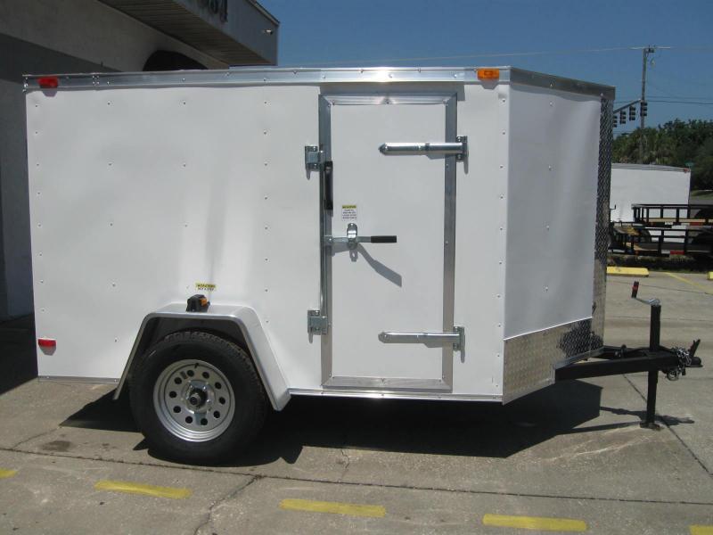 5x8 Trailer V-Nose Enclosed Cargo Trailer 5x8 Trailer V-Nose Enclosed Cargo Trailer