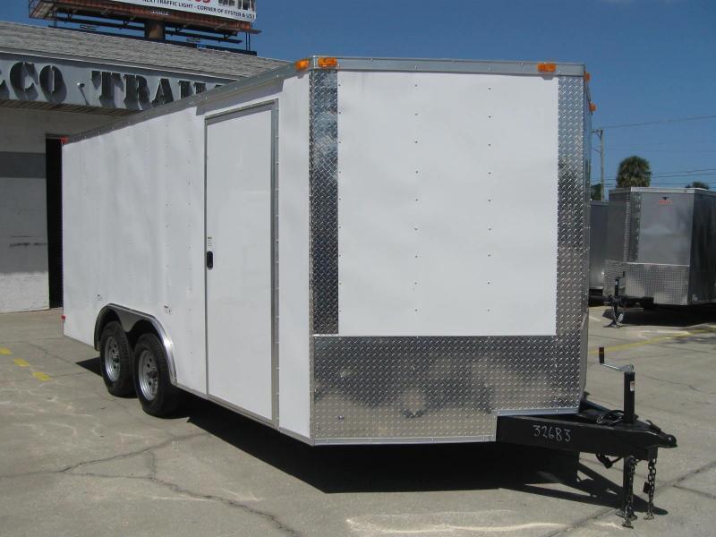 8.5x16 Trailer V-Nose Enclosed Cargo Trailer 8.5x16 Trailer V-Nose Enclosed Cargo Trailer