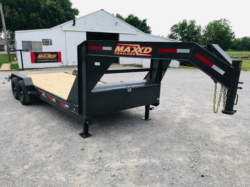 NEW MAXXD 20' X 83" - 6" CHANNEL GN EQUIPMENT HAULER NEW MAXXD 20' X 83" - 6" CHANNEL GN EQUIPMENT HAULER