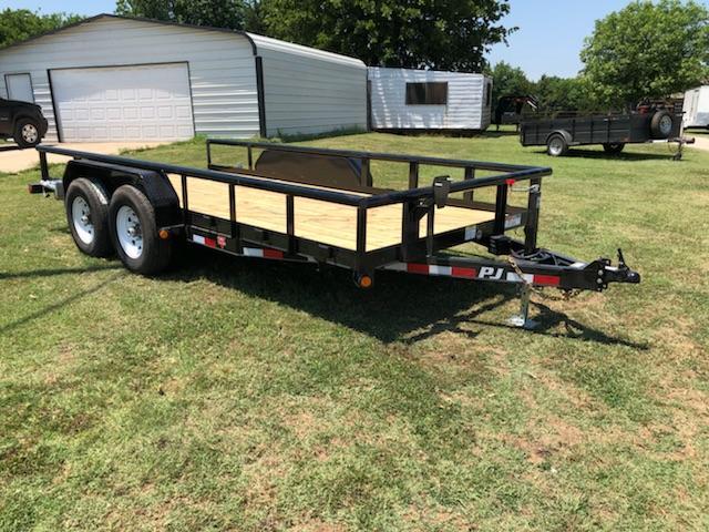 NEW PJ TRAILERS 16' X 83" HD PIPETOP EQUIPMENT HAULER WITH SLIDE-IN RAMPS NEW PJ TRAILERS 16' X 83" HD PIPETOP EQUIPMENT HAULER WITH SLIDE-IN RAMPS