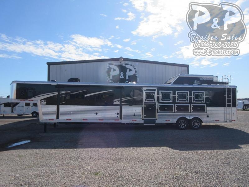 2020 Bison Trailers premiere 4 Horse Straight Load Trailer LQ With Slides w/ Ramps 2020 Bison Trailers premiere 4 Horse Straight Load Trailer LQ With Slides w/ Ramps