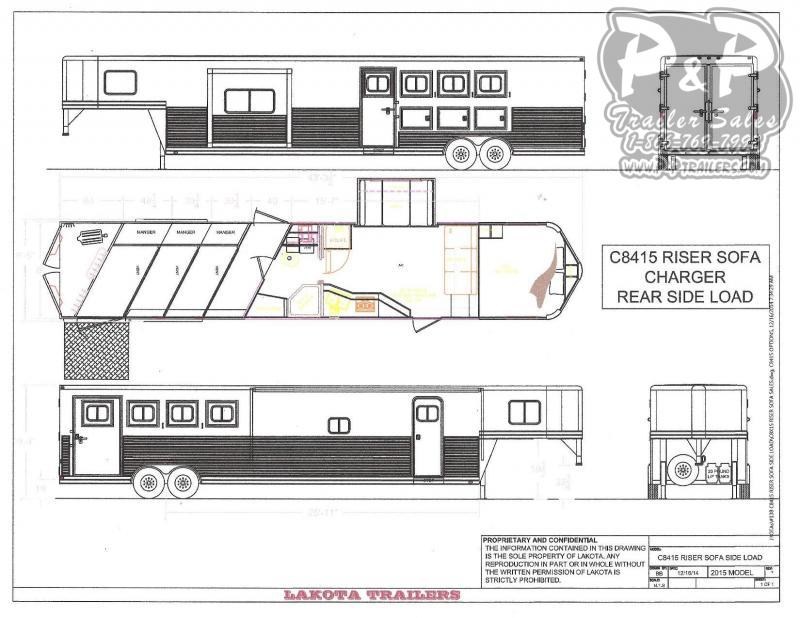 2020 Lakota Charger C8415SRRSL 4 Horse Slant Load Trailer 15 FT LQ With Slides w/ Ramps 2020 Lakota Charger C8415SRRSL 4 Horse Slant Load Trailer 15 FT LQ With Slides w/ Ramps