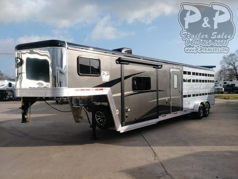 2020 Bison Trailers 9 Short Wall Stock/Combo with Slideout 37.67' Livestock Trailer LQ 2020 Bison Trailers 9 Short Wall Stock/Combo with Slideout 37.67' Livestock Trailer LQ