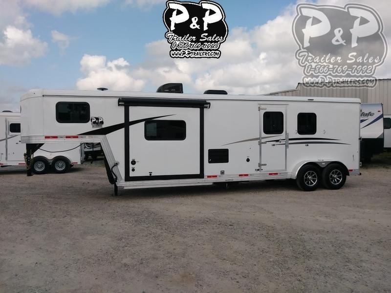 2019 Bison Trailers Trail Boss Slide-Out 7211TBSO 2 Horse Trailer 11 LQ With Slides Slant 2019 Bison Trailers Trail Boss Slide-Out 7211TBSO 2 Horse Trailer 11 LQ With Slides Slant