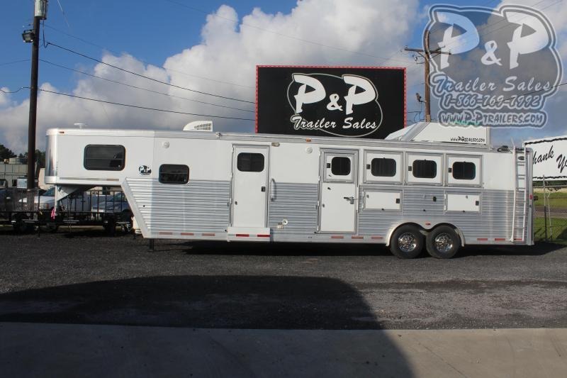 2005 Cimarron Trailers 8412 4 Horse Slant Load Trailer 12 FT LQ w/ Ramps 2005 Cimarron Trailers 8412 4 Horse Slant Load Trailer 12 FT LQ w/ Ramps