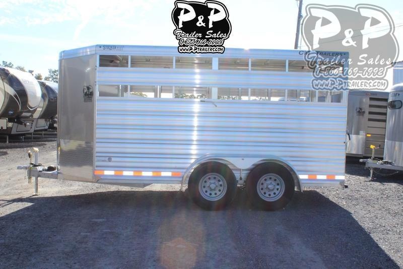 2020 CM Stocker AL-V 16 ft. 6 8 W x 7' T Livestock Trailer 2020 CM Stocker AL-V 16 ft. 6 8 W x 7' T Livestock Trailer