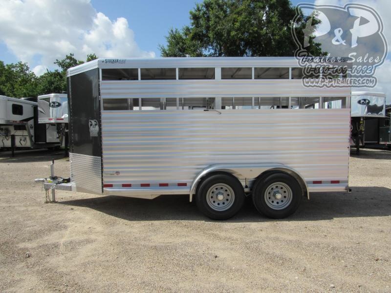 2020 CM Stocker AL-V 16 x 6.8 16 ft Livestock Trailer 2020 CM Stocker AL-V 16 x 6.8 16 ft Livestock Trailer