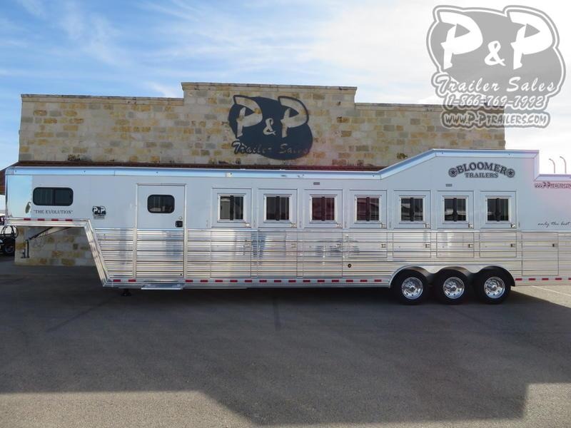 2020 Bloomer Trainer 7 Horse Slant Load Trailer w/ Ramps 2020 Bloomer Trainer 7 Horse Slant Load Trailer w/ Ramps