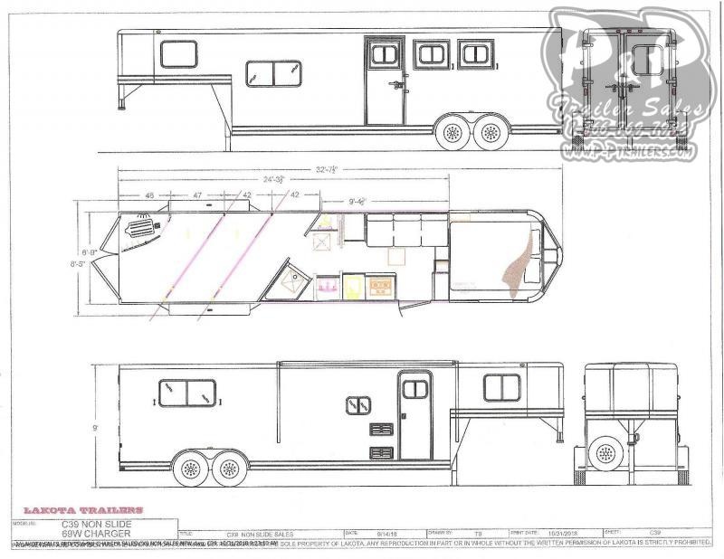 2021 Lakota Charger C39NS 3 Horse Slant Load Trailer 9 FT LQ 2021 Lakota Charger C39NS 3 Horse Slant Load Trailer 9 FT LQ