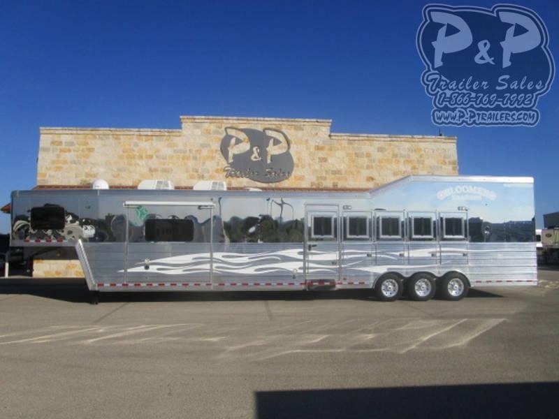 2013 Bloomer 8517 5 Horse Slant Load Trailer 17.5 FT LQ With Slides w/ Ramps 2013 Bloomer 8517 5 Horse Slant Load Trailer 17.5 FT LQ With Slides w/ Ramps