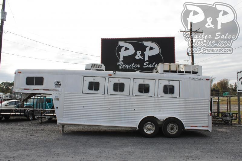 1997 4-Star Trailers 3H 3 Horse Slant Load Trailer 6 FT LQ 1997 4-Star Trailers 3H 3 Horse Slant Load Trailer 6 FT LQ