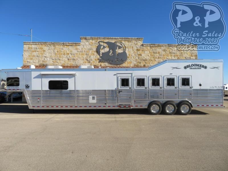 2020 Bloomer 8518PCOL 5 Horse Slant Load Trailer 17'9" FT LQ With Slides w/ Ramps 2020 Bloomer 8518PCOL 5 Horse Slant Load Trailer 17'9" FT LQ With Slides w/ Ramps