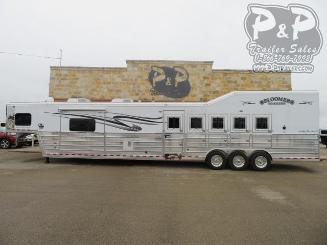 2020 Bloomer 8518PCOL 5 Horse Slant Load Trailer 17'9" FT LQ With Slides w/ Ramps 2020 Bloomer 8518PCOL 5 Horse Slant Load Trailer 17'9" FT LQ With Slides w/ Ramps