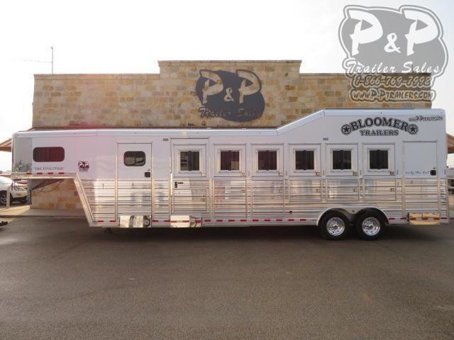 2021 Bloomer 6 Horse Super Tack Trainer 6 Horse Slant Load Trailer w/ Ramps 2021 Bloomer 6 Horse Super Tack Trainer 6 Horse Slant Load Trailer w/ Ramps