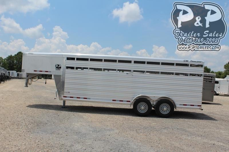 2019 CM CMS2040-20 Roundup AL 20' 20 ft Livestock Trailer 2019 CM CMS2040-20 Roundup AL 20' 20 ft Livestock Trailer