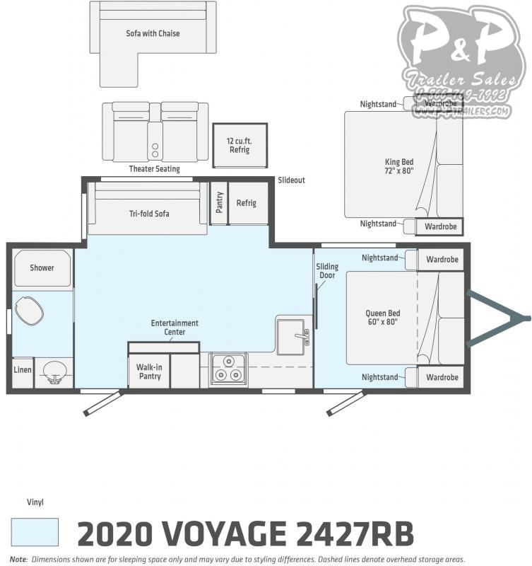 2020 Winnebago Voyage 2427RB 27' ft Travel Trailer RV 2020 Winnebago Voyage 2427RB 27' ft Travel Trailer RV