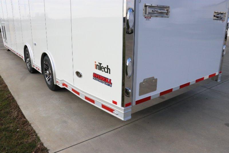 2019 inTech 40' Aluminum Gooseneck Sprint Car Trailer Golf Carts