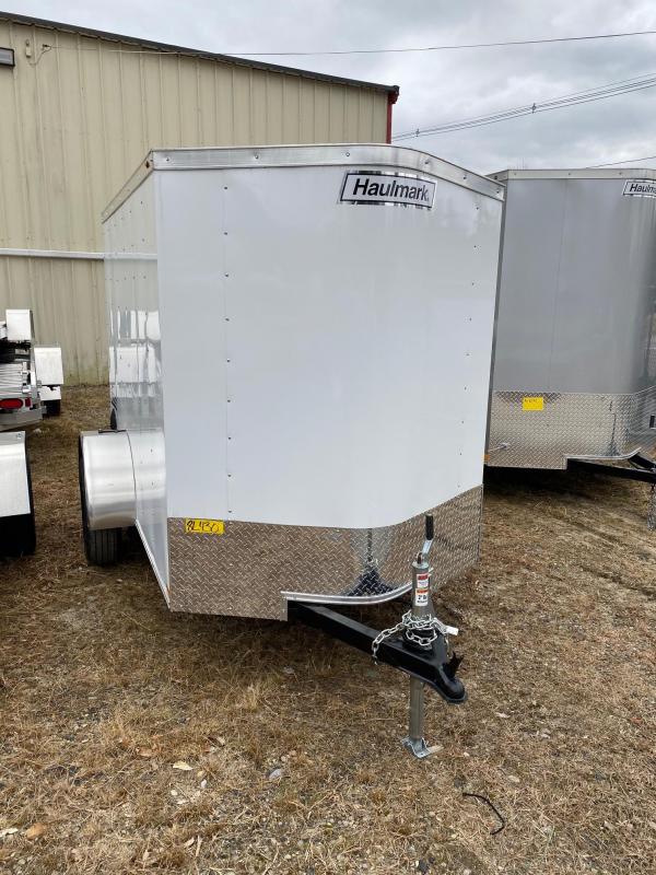 2020 Haulmark Passport 5X8 Enclosed Cargo Trailer w/ Barn Door - White 2020 Haulmark Passport 5X8 Enclosed Cargo Trailer w/ Barn Door - White