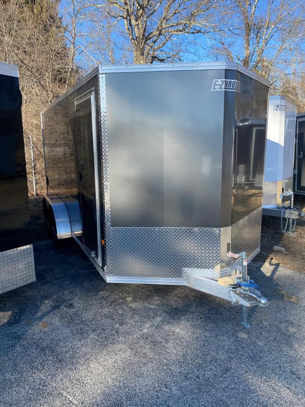2020 EZ Hauler 7X16 Enclosed Trailer w/ RAMP DOORS - CHARCOAL 2020 EZ Hauler 7X16 Enclosed Trailer w/ RAMP DOORS - CHARCOAL