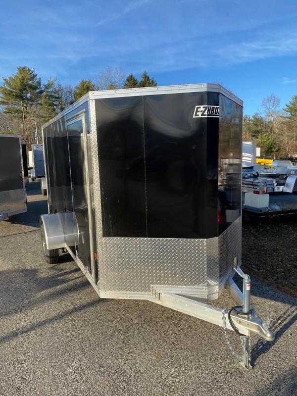 2020 EZ HAULER 6X12 Enclosed Cargo Trailer w/ RAMP - BLACK 2020 EZ HAULER 6X12 Enclosed Cargo Trailer w/ RAMP - BLACK