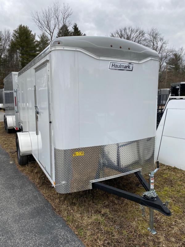 2020 Haulmark Transport 6X12 Enclosed Cargo Trailer w/ Barn Doors - White 2020 Haulmark Transport 6X12 Enclosed Cargo Trailer w/ Barn Doors - White