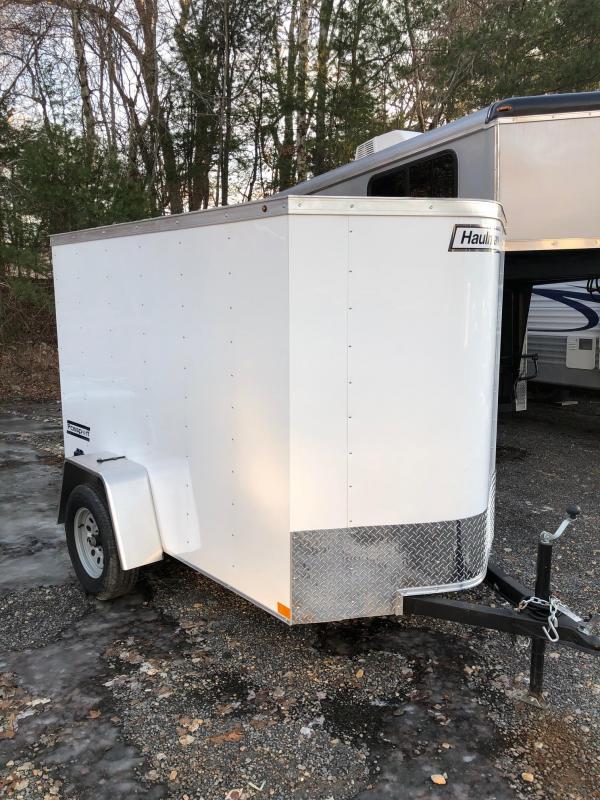 2019 Haulmark Passport 5X8 Enclosed Cargo Trailer w/ RAMP - White 2019 Haulmark Passport 5X8 Enclosed Cargo Trailer w/ RAMP - White