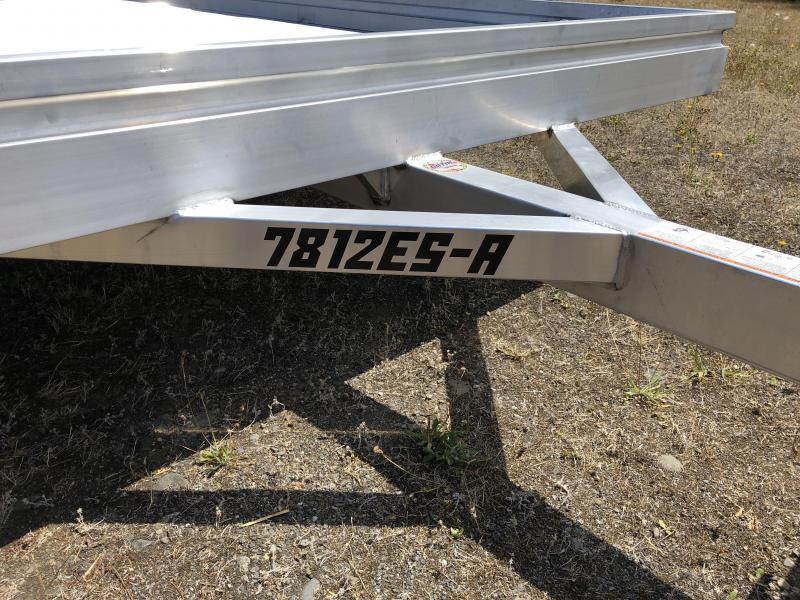 2020 Aluma 7812esa Utility Trailer W 12 Ladder Rack Package