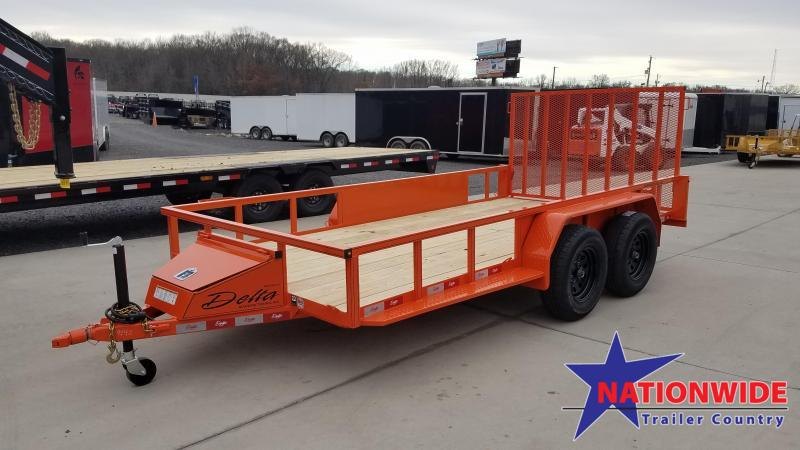 2020 Delta Manufacturing 76X14 TA Utility Trailer 2020 Delta Manufacturing 76X14 TA Utility Trailer