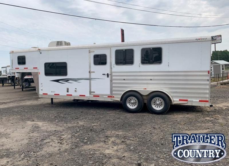 2014 Exiss Trailers 6308 3 Horse Gooseneck Trailer with Living Quarters 2014 Exiss Trailers 6308 3 Horse Gooseneck Trailer with Living Quarters